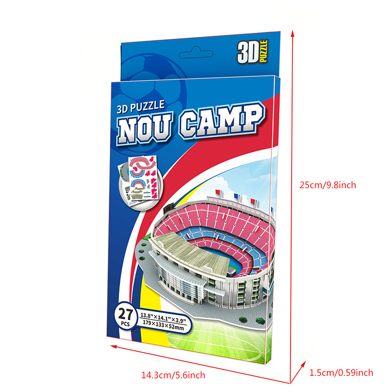 Camp Nou Sadium Wooden Puzzle
