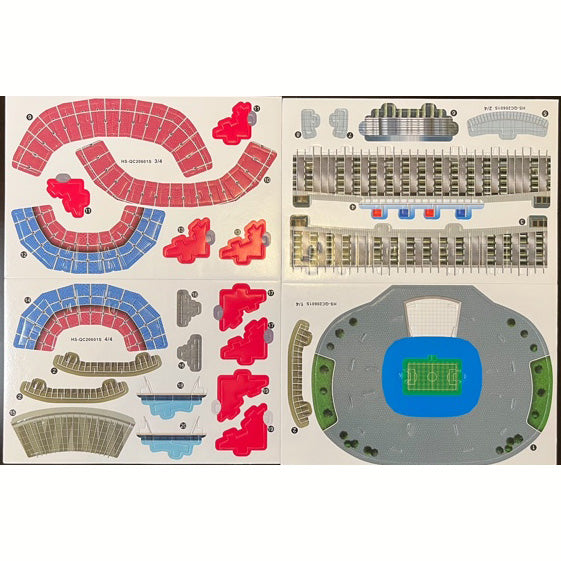 Camp Nou Sadium Wooden Puzzle