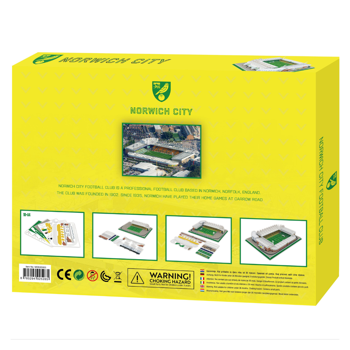 Norwich City Sadium Wooden Puzzle