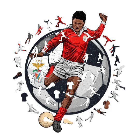 Eusébio - Wooden Puzzle