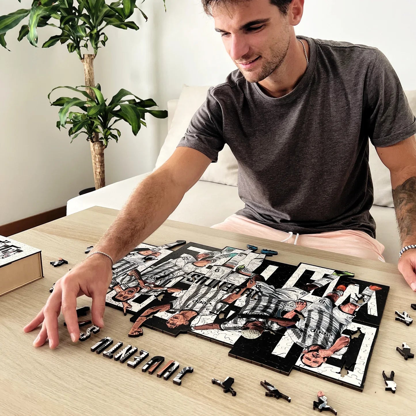 5 Joueurs Juventus - Wooden Puzzle
